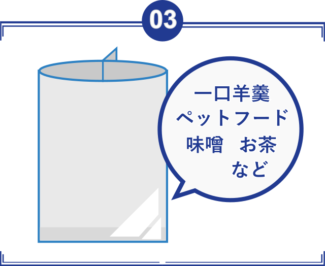 シバタ製袋の強みのイメージ画像